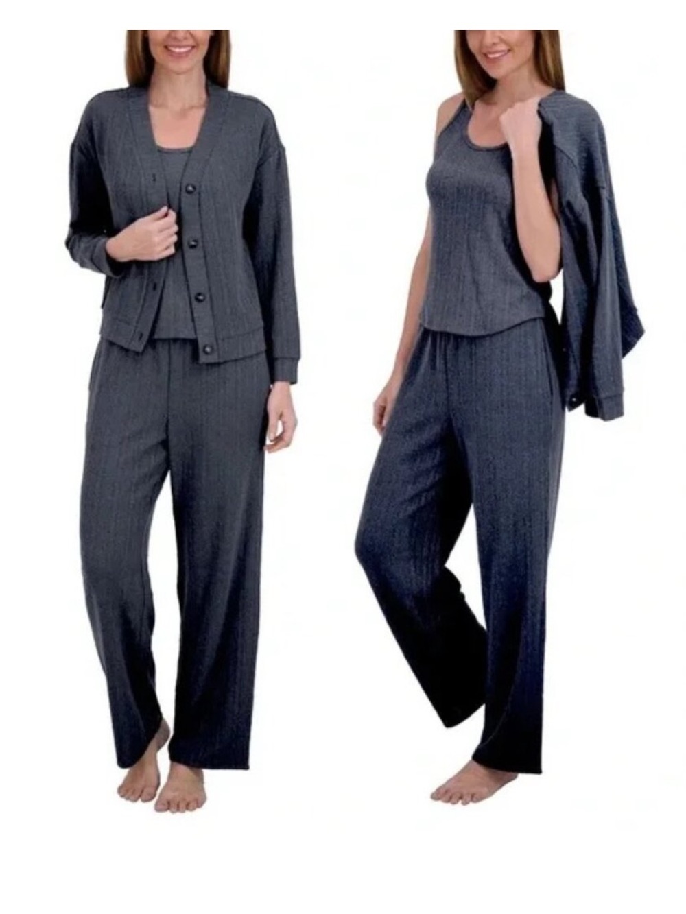 Live2Lounge Women's 3 Piece Textured Cable Knit Lounge
Set new 🆕